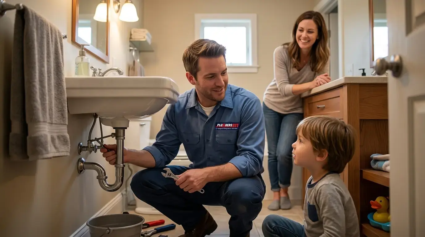 Licensed plumber at work in Elburn, IL